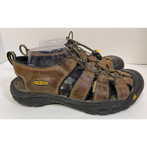 KEEN Newport Sandals Men’s Size 10.5 Brown Leather Waterproof Outdoor Hiking main image 5